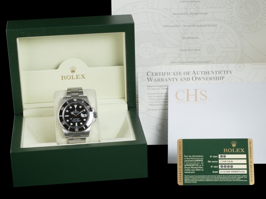 Rolex Submariner Date Black Ceramic Bezel - Rolex Guarantee 116610LN 